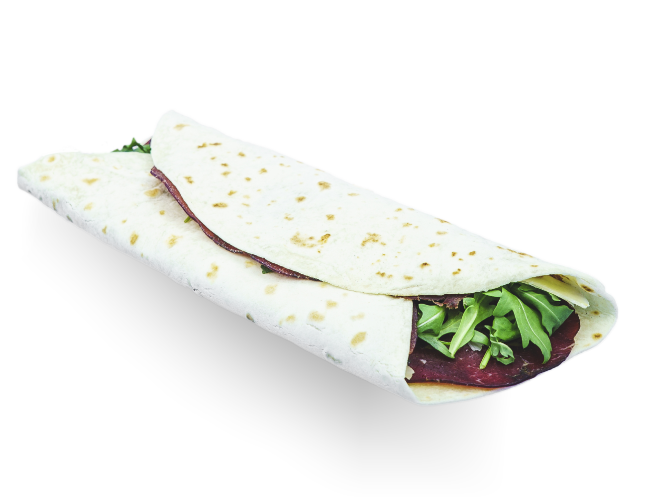 Piadina con bresaola, rucola e scaglie di grana. Piadina con bresaola, rucola e scaglie di grana.